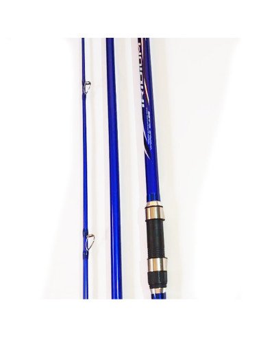 Canne de pêche surfcasting carbone 4m50 iridium 3sec