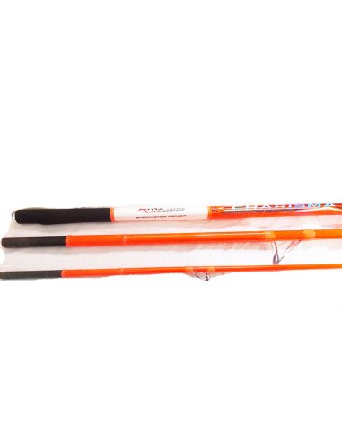 canne de pêche surfcasting carbone 5m iridium 3sec - orange