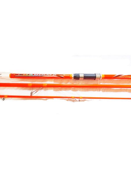 canne de pêche surfcasting carbone 5m iridium 3sec - orange