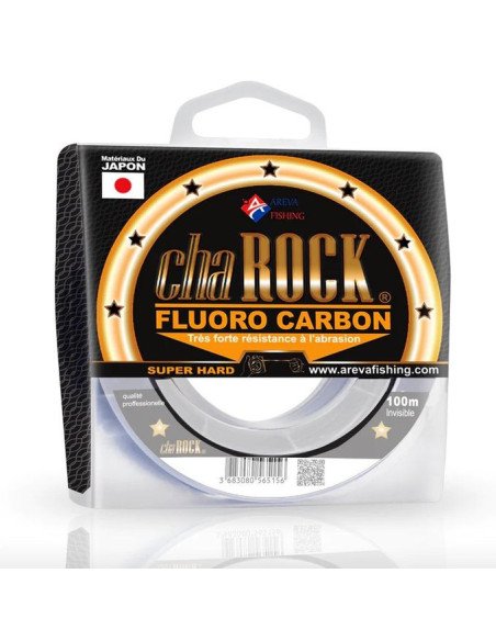 copy of fil de peche Fluoro Carbon chaROCK de chez AREVA FISHING - 100M diamètre 0.30mm