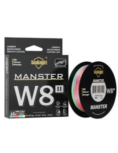fil de peche tresse à 8 brins seaknight monster w8 0.16 500m